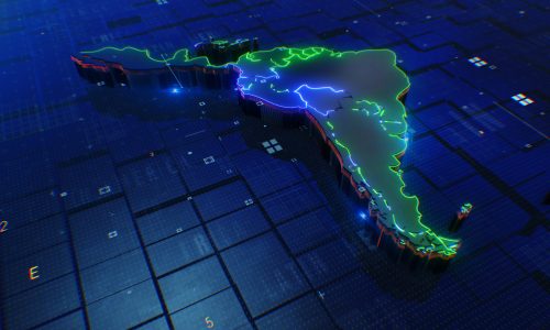 3d,Illustration,Latin,America,Map,Digital,Background,4k