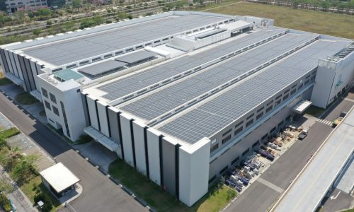 Modern,Factory,Building,With,Roof,Mounted,Solar,System